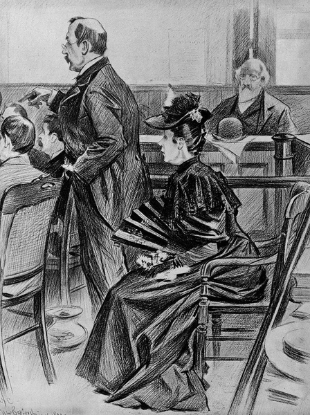 Лиззи на суде | Источник: Library of Congress/Library of Congress