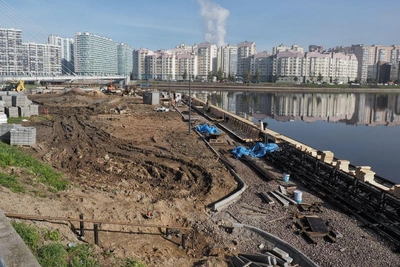 Благоустройство у моста Кадырова хотят завершить к 17 октября