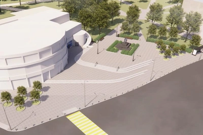 В Казани благоустроят площадь у Ленинского сада