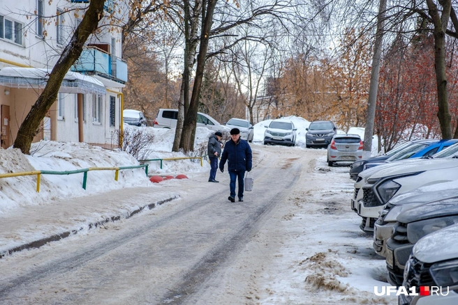 А вот подморозит и будет уже сложнее идти | Источник: UFA1.RU / Булат Салихов