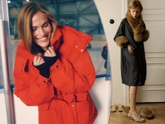 Небесно-голубая парка с арт-принтом и самые модные сапоги сезона: вишлист Woman.ru на октябрь