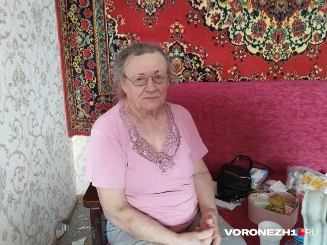 Людмила отделалась лишь небольшими царапинами | Источник: Дмитрий Волгин / Voronezh1.ru