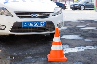 В Самаре водитель сбил полицейского при задержании
