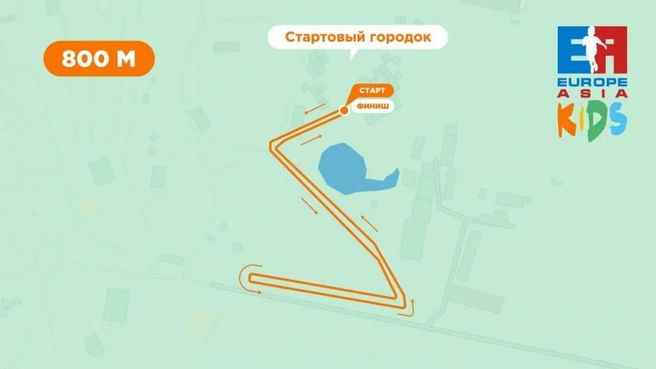 Для малышей приготовлена дистанция в 800 метров | Источник: пресс-службе Администрации города Екатеринбург