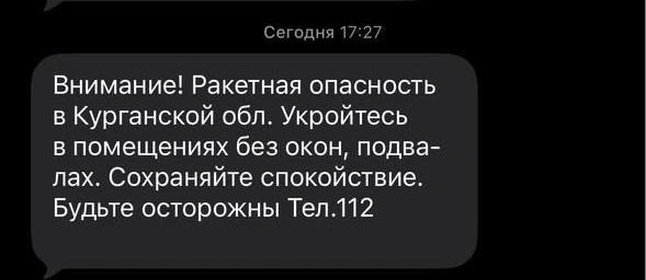 Через 20 минут пришло сообщение | Источник: Читатель 45.RU