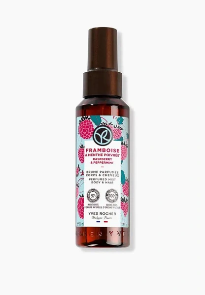 Yves Rocher Спрей «Малина и Перечная Мята»