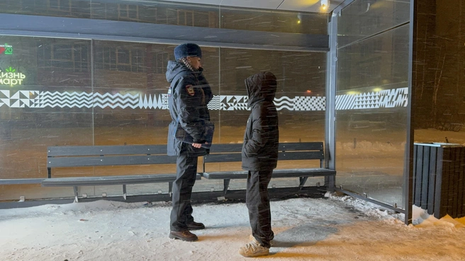 Некоторых детей задерживали ночью, в метель | Источник: УМВД Екатеринбурга