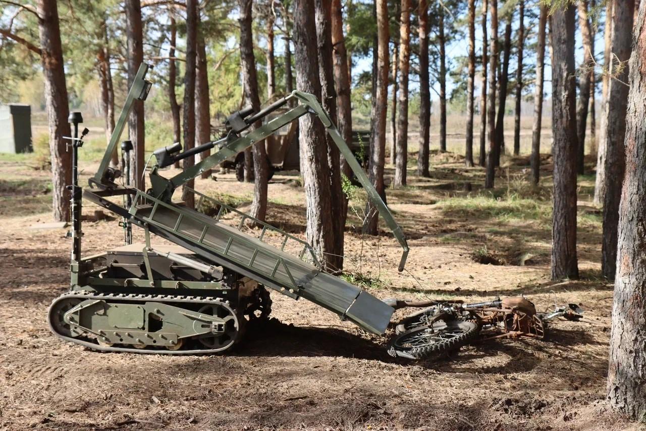 На международные учения военных в Челябинской области вывели роботов