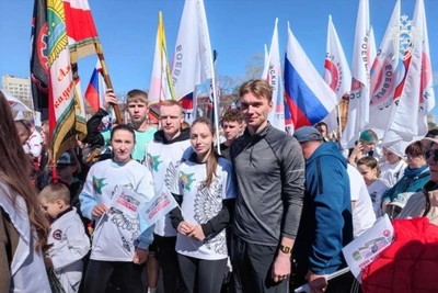 Сотрудники СК и кадеты участвовали в «Эстафете Побед»
