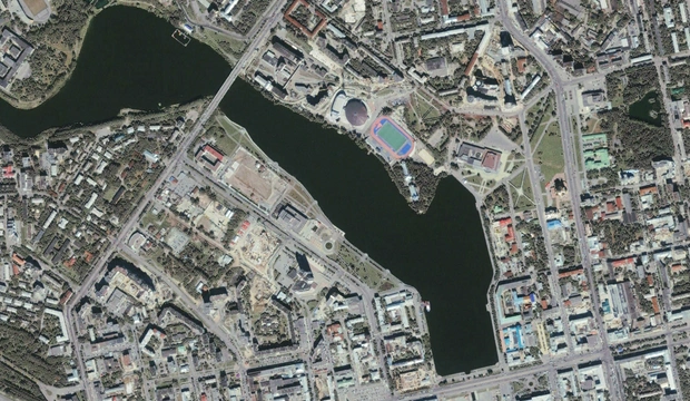 Сравните, как изменился центр Екатеринбурга за 17 лет, с 2006 по 2023 год | Источник: earth.google.com