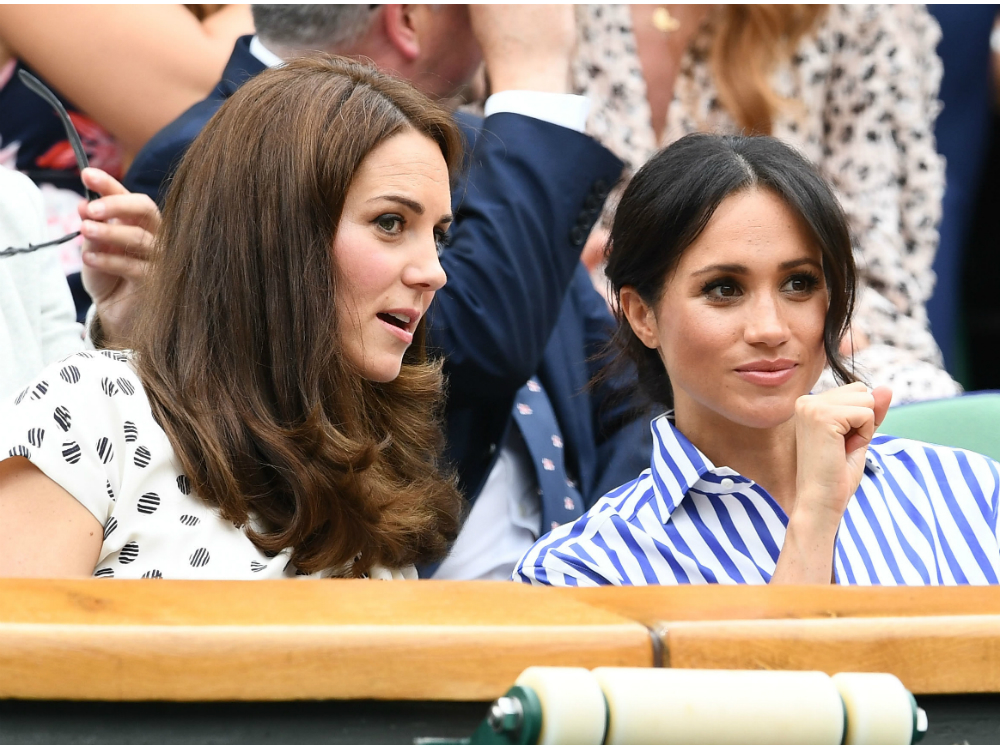 Кейт Миддлтон и Меган Маркл, 2018 год | marieclaire.ru