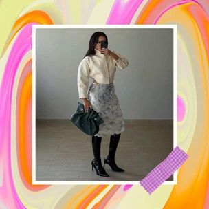 Высокие облегающие сапоги — тренд и универсальная пара для юбок и курток зимой 2025/26