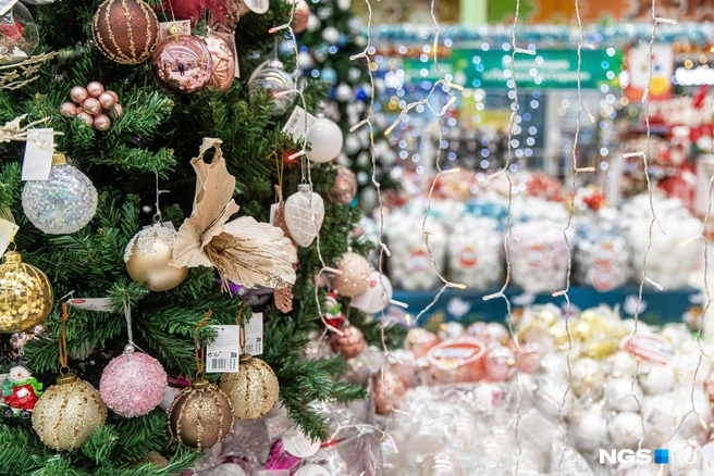 Новогоднее настроение сейчас царит повсюду! | Источник: Александр Ощепков / NGS.RU