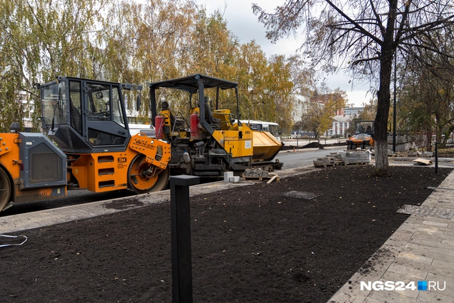 Здесь темпы работ значительно проседают в сравнении с Каратанова | Источник: Мария Ленц / NGS24.RU