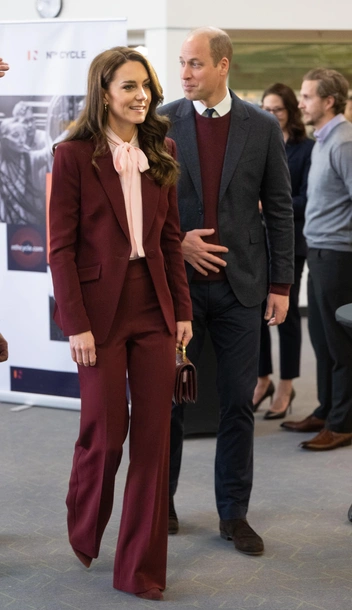 Кейт Миддлтон и принц Уильям на премии Eartshot, 1 декабря 2022 год