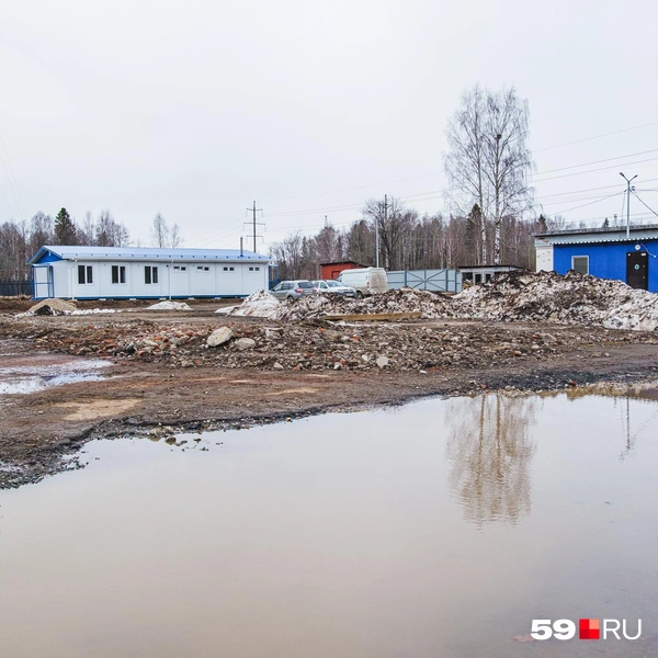 Вода пока ушла не полностью | Источник: Тимофей Калмаков / 59.RU