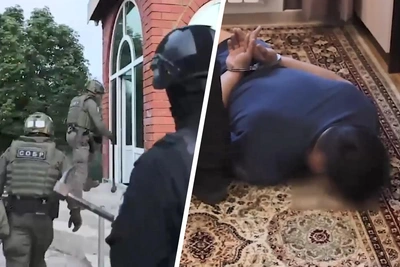 Спецназ задержал троих под Уфой: видео