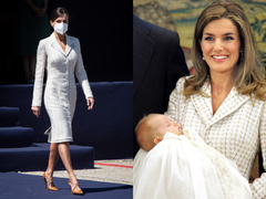 Королева экономии: Летиция надела платье, в котором выходила 15 лет назад