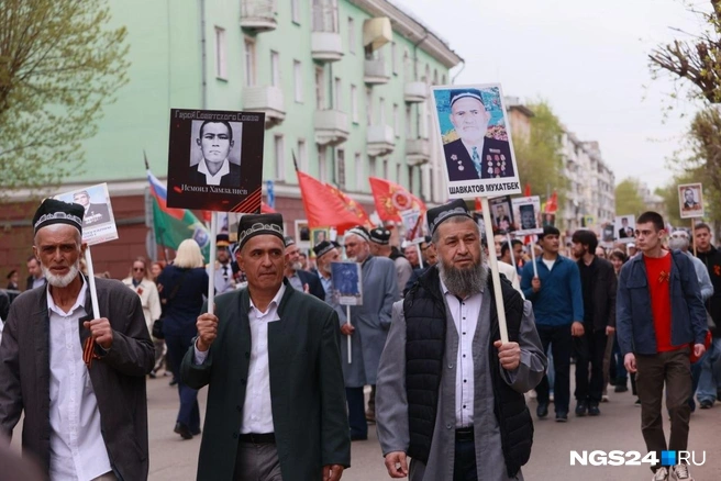 В войне участвовали разные нации республик Советского Союза | Источник: Мария Ленц / NGS24.RU