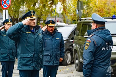 Куренков проинспектировал подразделения МЧС в Новосибирской области