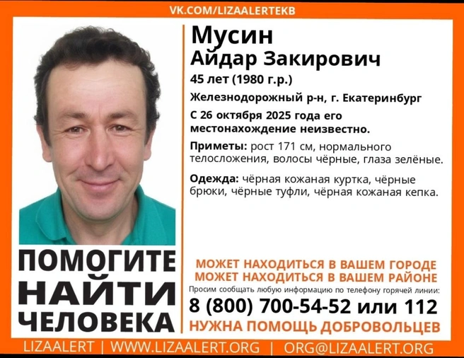 Источник: поисковый отряд «ЛизаАлерт»