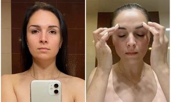 Девушка 30 дней занималась фейсфитнесом — вот как изменилось ее лицо