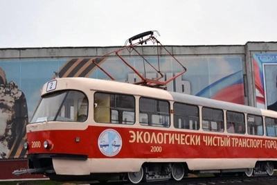 Collision on Tram Tracks in Ulyanovsk's Zasviyazhsky District