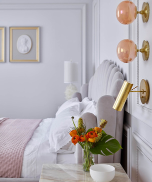 Романтичные спальни: 45+ вдохновляющих примеров