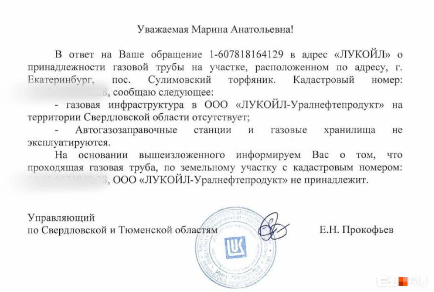 Екатеринбурженка получила официальный ответ от компании | Источник: Марина Елькина