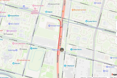 Въезд на ЗСД с Богатырского проспекта закроют на пять дней
