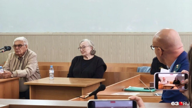 В зале суда присутствует Таисия Киселева, родственница семьи Метревели — она тоже является обвиняемой | Источник: Илья Овсянников / 63.RU
