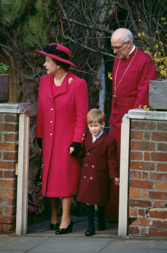 1989 годКоролева Елизавета и принц Гарри