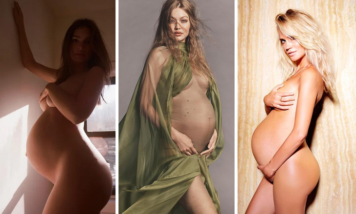 15 звезд, которые обнажались во время беременности