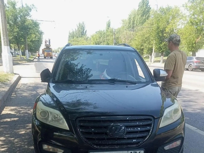 Кроссовер Lifan обойдется заменой правого зеркала заднего вида | Источник: читатели V1.RU