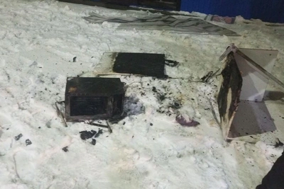 Микроволновка вызвала пожар в пункте выдачи заказов