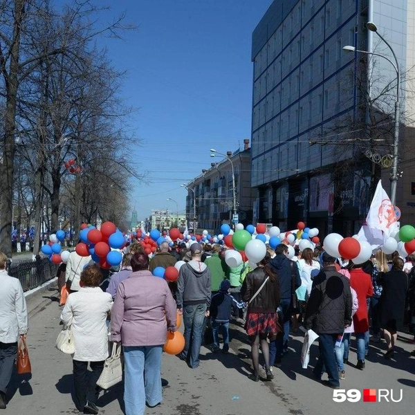 В 2016 году для шествия перекрывали Компрос | Источник: архив 59.RU