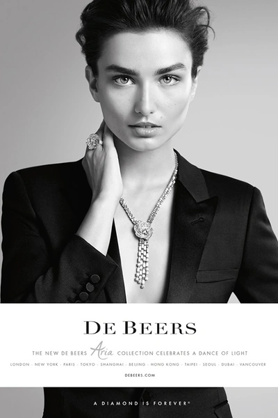 Андреа Диакону (Andreea Diaconu), De Beers