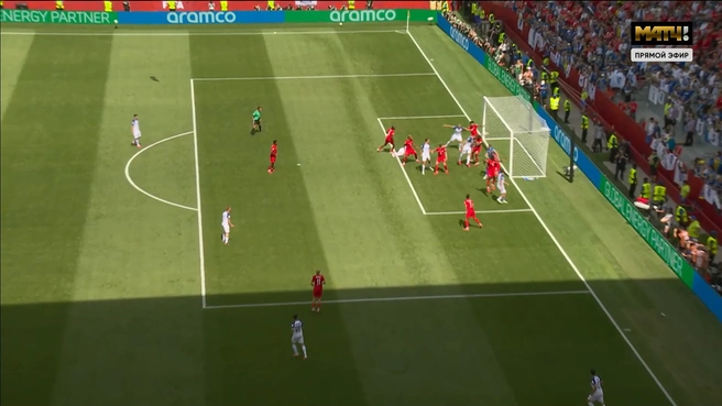 Гол забивают боснийцы  | Источник: matchtv.ru