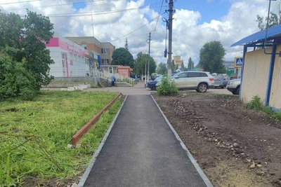 В Колышлее завершили ремонт тротуаров