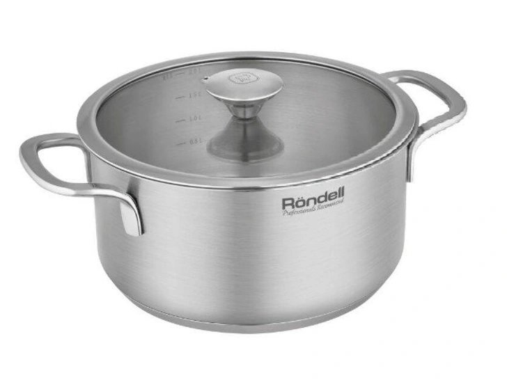 Кастрюля с крышкой Rondell Modern RDS-1746 18 см, 2,0 л