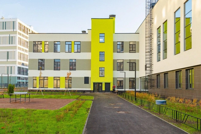 На намыве Васильевского острова ввели новую школу в морской тематике на 400 детей | Источник: Предоставлено Группой Аквилон