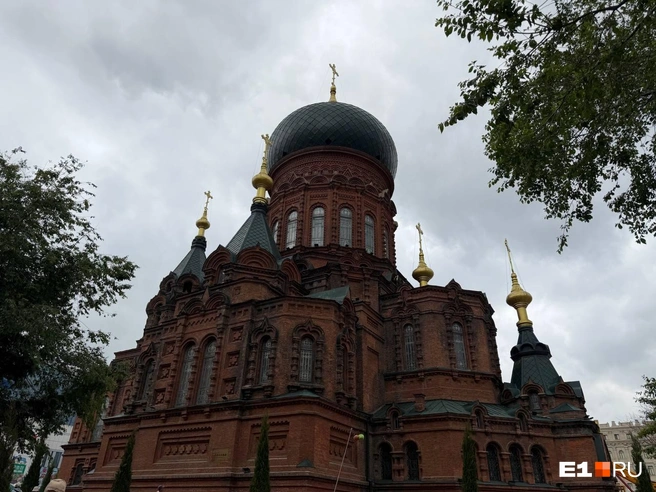 Софийский собор в Харбине построен по образцу церкви на Гутуевском острове в Санкт-Петербурге | Источник: Дарья Манохина / E1.RU