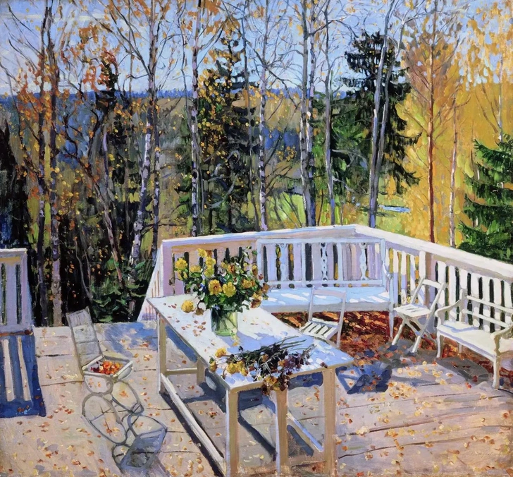 Станислав Жуковский, «Брошенная терраса» | Источник: museum-tula.ru