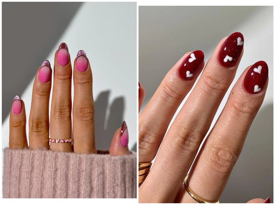 Маникюр на 14 февраля: 10 самых романтичных дизайнов | marieclaire.ru