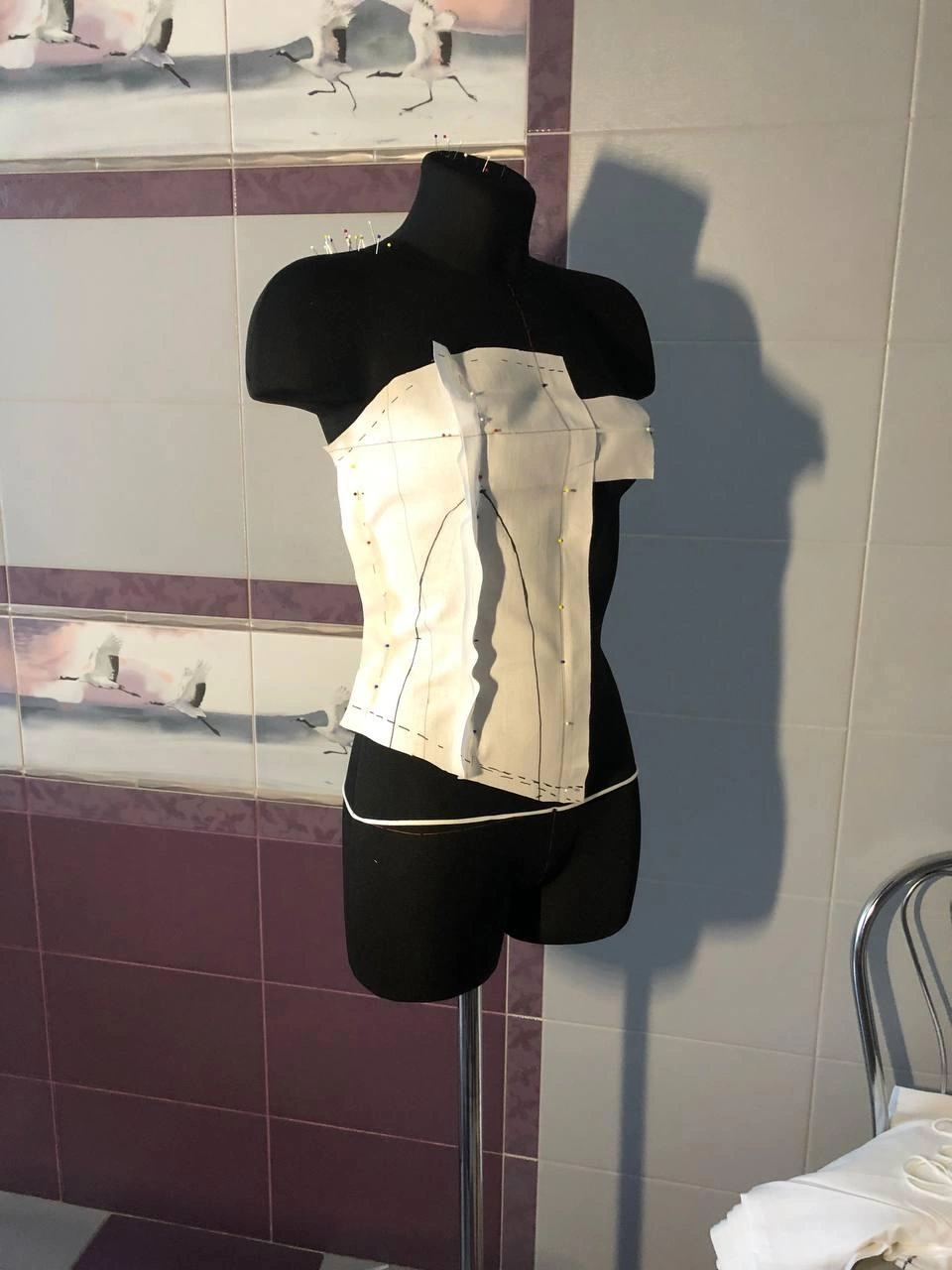 Кухня Инны превратилась в маленький швейный цех | Источник: Инна Платонова