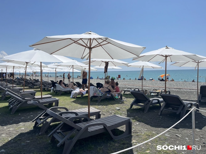 Дикий пляж стал лакшери и потерял свой шарм | Источник: Анна Грицевич / SOCHI1.RU