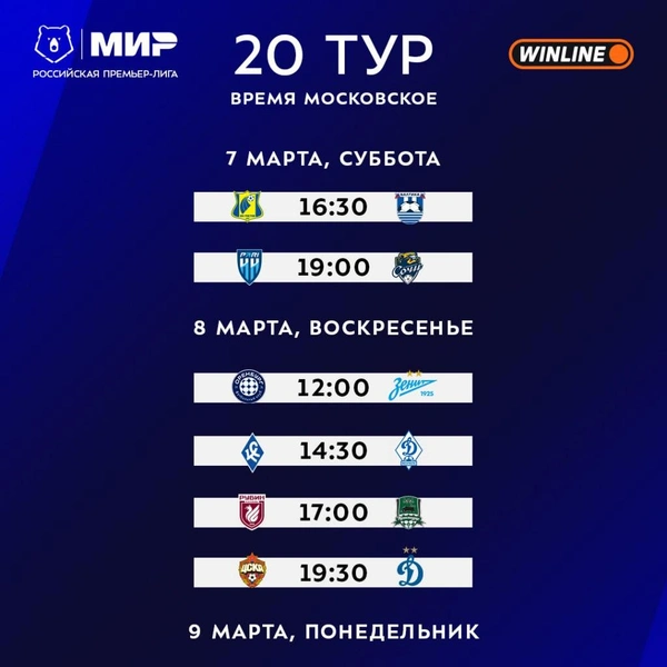 Источник: Российская Премьер-Лига / t.me