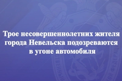 Троих подростков из Невельска подозревают в угоне авто