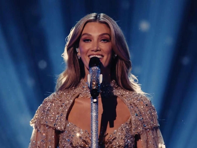 Австралийская певица Дельта Гудрем | Источник: скриншот YouTube-канала Eurovision Song Contest