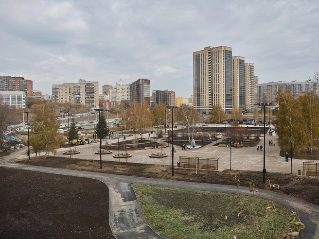 Площадь парка увеличили с 3,7 до 4,5 гектара. | Источник: Александр Ощепков / NGS.RU